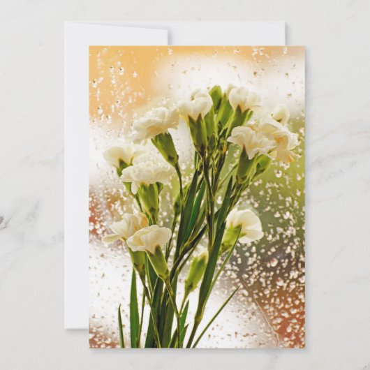 Belle Tuberose Fleur Mariage Invitations (Dos)