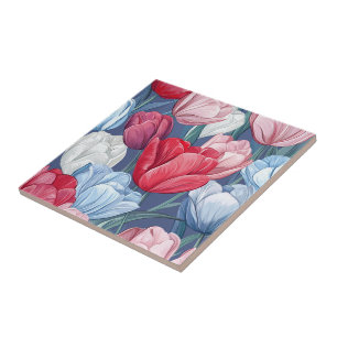 Belle Tulipe Carreaux En Céramique Pour Décor Mais