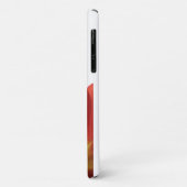 Belle Tulipe rouge avec nom | coque iphone floral (Dos/Gauche)