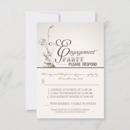 belle typographie engagement partie RSVP (Devant)