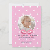 Belle Unicorn Invitation Anniversaire (Dos)