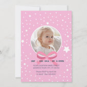 Belle Unicorn Invitation Anniversaire (Dos)