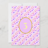 Belle Unicorne Invitation Anniversaire (Dos)