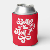 Belle van de Boil Retro stijl Crawfish Boil Blikjeskoeler (Blikje Voorkant)