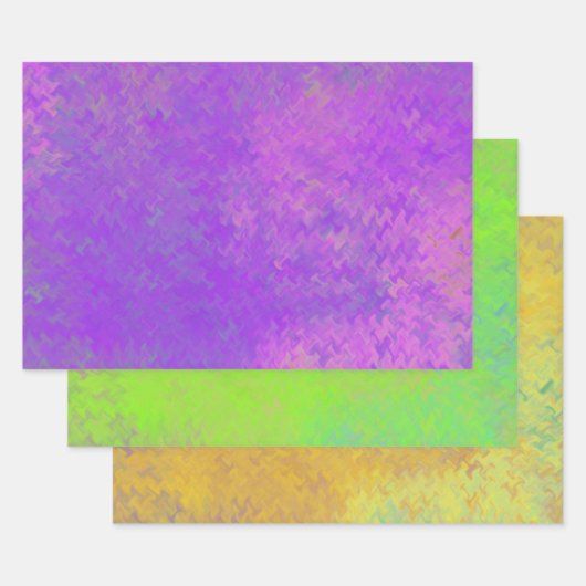 Belle variété d'art en papier marbré (Lot)