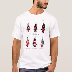 Belle variété showa Koi Fish T-Shirt
