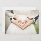 Belle Verdure Calligraphie Noire Invitation (Dos)