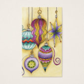 Belle Verre Colorée Ornements de Noël (Devant)