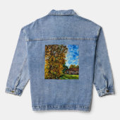 Belle Veste Denim Jour d'automne (Verso)