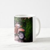 Belle vieille Scooter blanc 325 ml Mug blanc class (Devant droit)