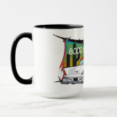 Belle Vieux Jours Classique voiture Mug (Gauche)