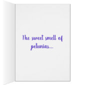 Belle Violet Bleu Pétunia Fleurs Photo (Intérieur (Droit))