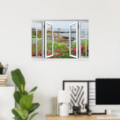 BELLE VUE SUR LE JARDIN DE L'OCEAN COVE POSTER (Bureau à domicile)