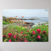 BELLE VUE SUR LE JARDIN DE L'OCEAN COVE POSTER