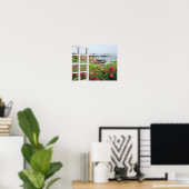BELLE VUE SUR LE JARDIN DE L'OCEAN COVE POSTER (Bureau à domicile)