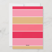 Belle XOXO couleur modifiable Carte Saint Valentin (Dos)