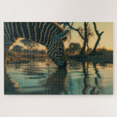 Belle Zebra dans la nature 1014pcs Jigsaw Puzzle (Horizontal)
