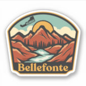 Bellefonte, Delaware Sticker (Voorkant)