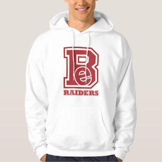 Bellefonte Raiders Be Shirt ontwerp op een hoodie