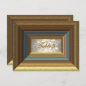 Bellemare Table Number Kaart (Voorkant / Achterkant)