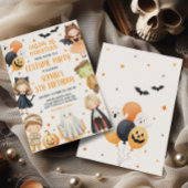 Bellen alle monsters Halloween verjaardag Kaart