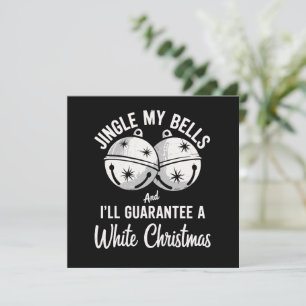 Bellen Mijn Kerstlied En Ik Garandeer Een Witte Ke Feestdagenkaart