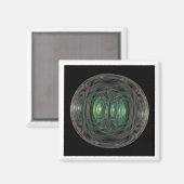 bellenfractal magneet (Voorkant / Achterkant)