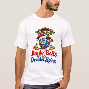 Bellenrinkelen & Driedel tolt Christmukkah Hanukka T-shirt