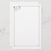 bellenworm briefpapier (Voorkant / Achterkant)