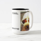BELLER Mug à deux tons, 15 oz (Devant droit)