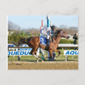 Bellera van Bernardini die de Comely Stakes gewonn Briefkaart (Voorkant)