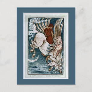 Bellerophon op Pegasus Briefkaart