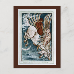 Bellerophon op Pegasus Briefkaart
