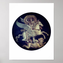 Bellerophon op Pegasus Poster