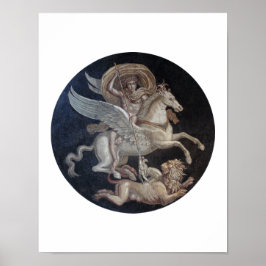 Bellerophon op Pegasus Poster