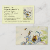 BELLES ABEILLES SUR LA CARTE DE ~CONTACT (Devant / Derrière)