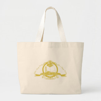 Belle's boekenkoppe grote tote bag
