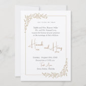 Belles Branches Mariages Juifs Invitations (Devant)