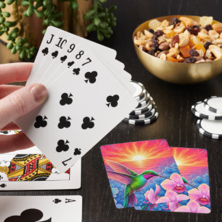 Belles Cartes à Jouer de Colibri