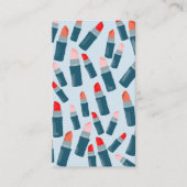 Belles cartes d'artiste maquillage rouge clair (Devant)