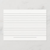 Belles cartes de conseil florales roses (Dos)