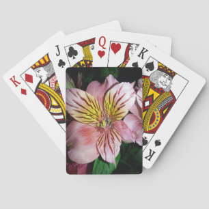 Belles cartes de jeu florales