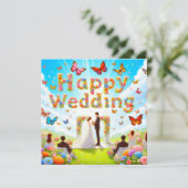 Belles Cartes de voeux Mariages (Debout devant)