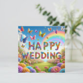 Belles Cartes de voeux Mariages (Debout devant)