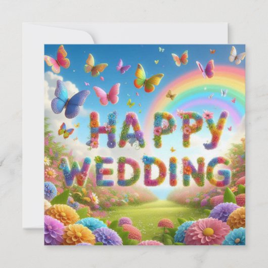 Belles Cartes de voeux Mariages (Devant)