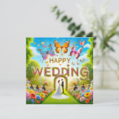 Belles Cartes de voeux Mariages (Debout devant)