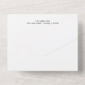 Belles Cartes Faire-part de naissance Photo Script (Verso)