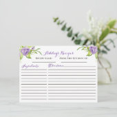 Belles cartes Floral Recette (Debout devant)