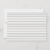 Belles cartes Floral Recette (Dos)