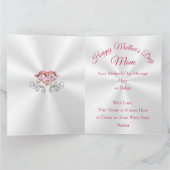 Belles Cartes personnalisées pour la fête des mère (Intérieur)